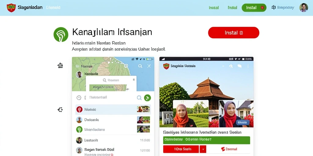 Tampilan menu utama yang menarik dan user-friendly.