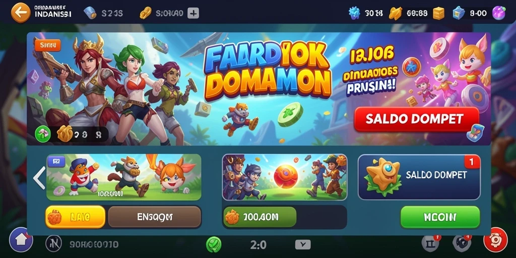 Tampilan awal DEPO89 yang menarik dan ramah pengguna.
