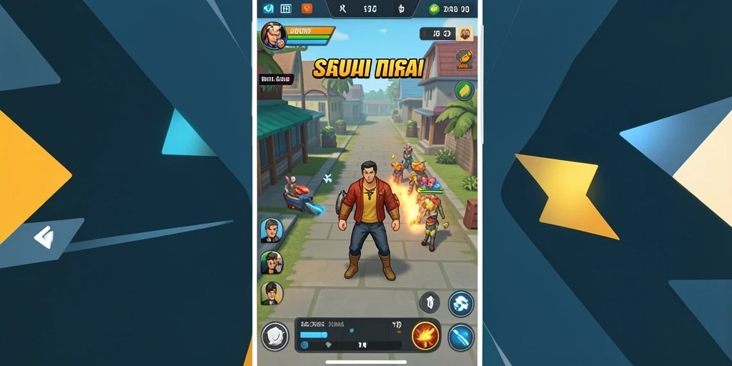 Tampilan level pertama yang menarik dan mudah dipahami.