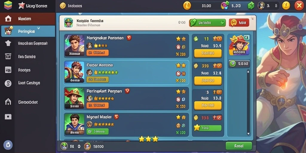 Tampilan antarmuka PGBET yang modern dan responsif.