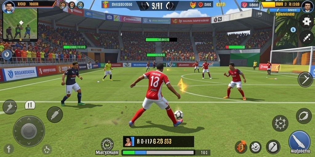 Screenshot menunjukkan karakter utama dalam aksi.