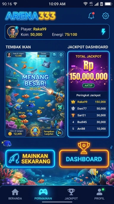 Cuplikan layar menu unduhan arena333 untuk perangkat Android